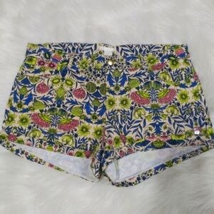 H&M Floral‎ Cuffed Shorts